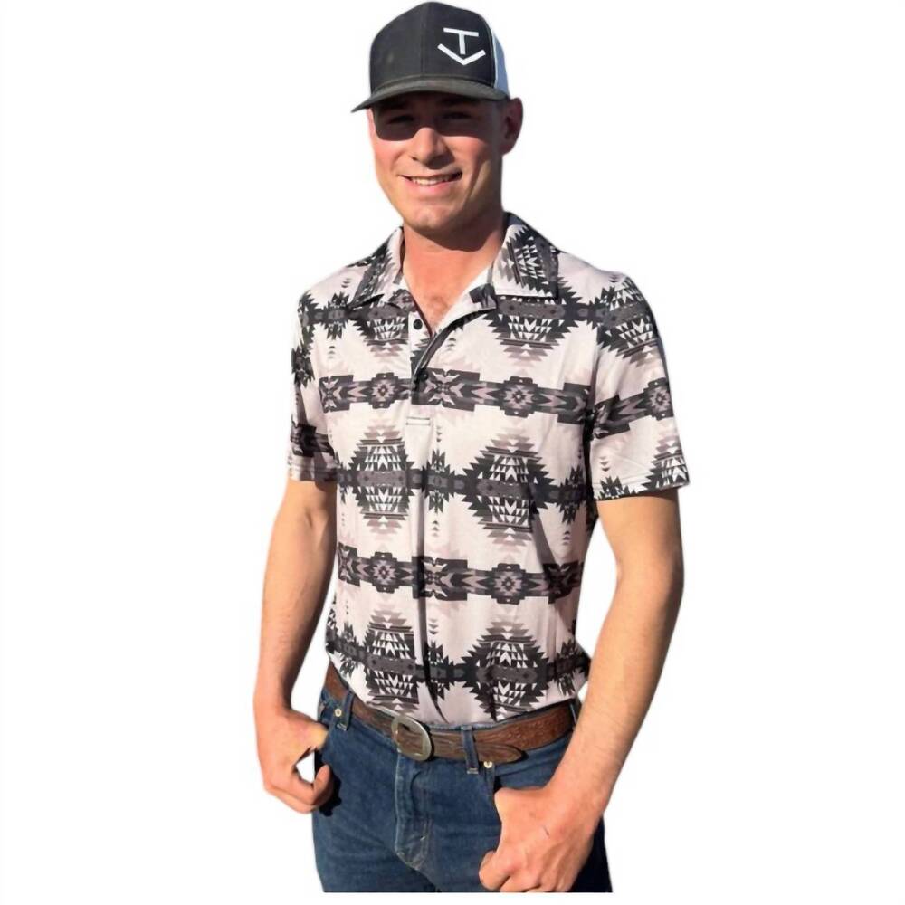 NEW STERLING KREEK maui island polo shirt in white